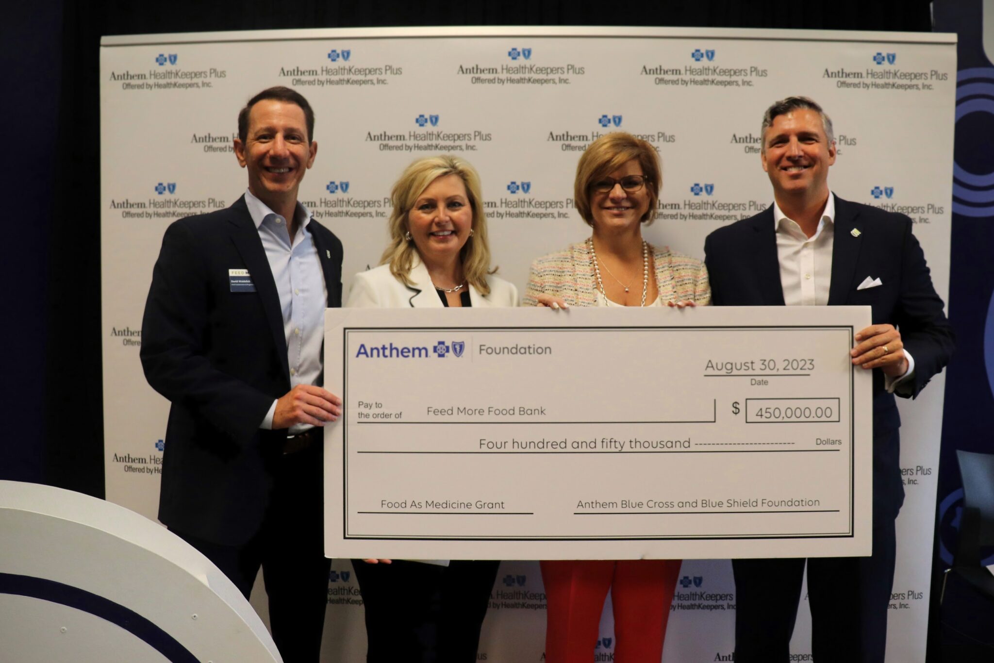 Feed More Receives $450,000 Grant from Anthem Foundation to 
