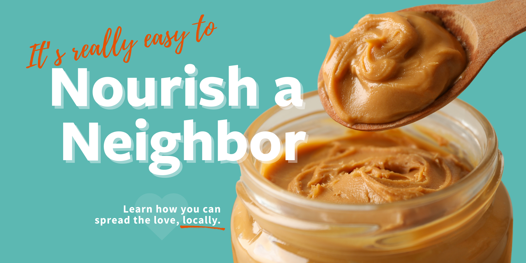 Graphic promoting that April is the month of kindness and community