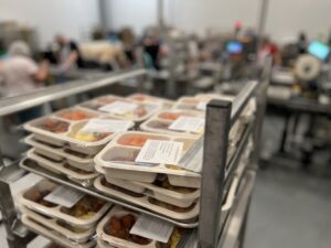 Meals prepared in Feed More Community Kitchen