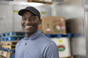 Feed More partner food pantry volunteer Jason