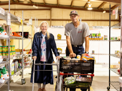 Neighbors At A Pantry