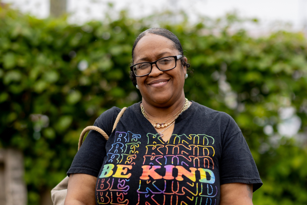 Grandparents like Linda rely on family food assistance to help feed growing grandchildren and keep wholesome meals on the table.